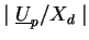 $ \mid\underline{U}_{p}/X_{d}\mid$